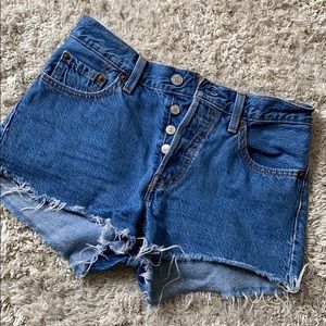 Levi’s 501 High Waisted Shorts